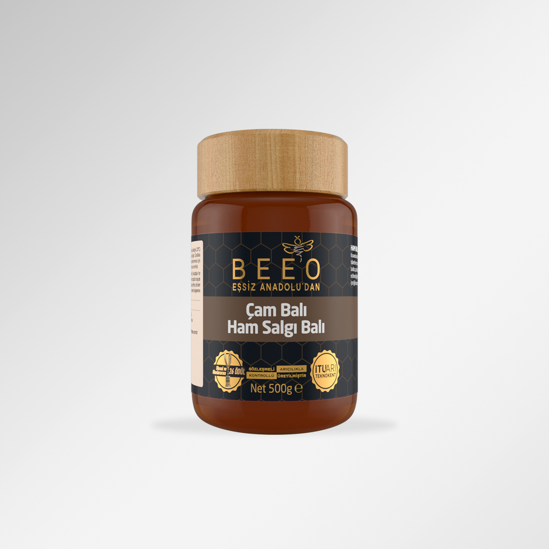 BEEO Çam Balı Ham Salgı Balı (500 gr)