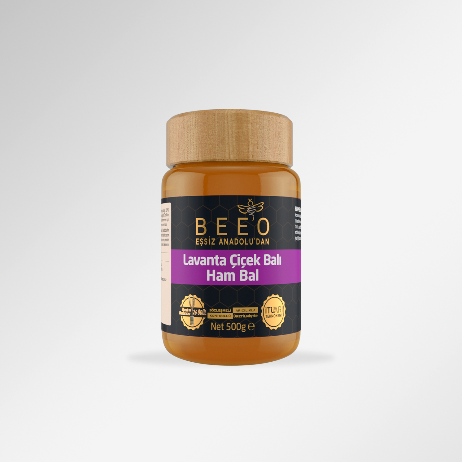BEEO Lavanta Balı (Ham Bal) 500 gr