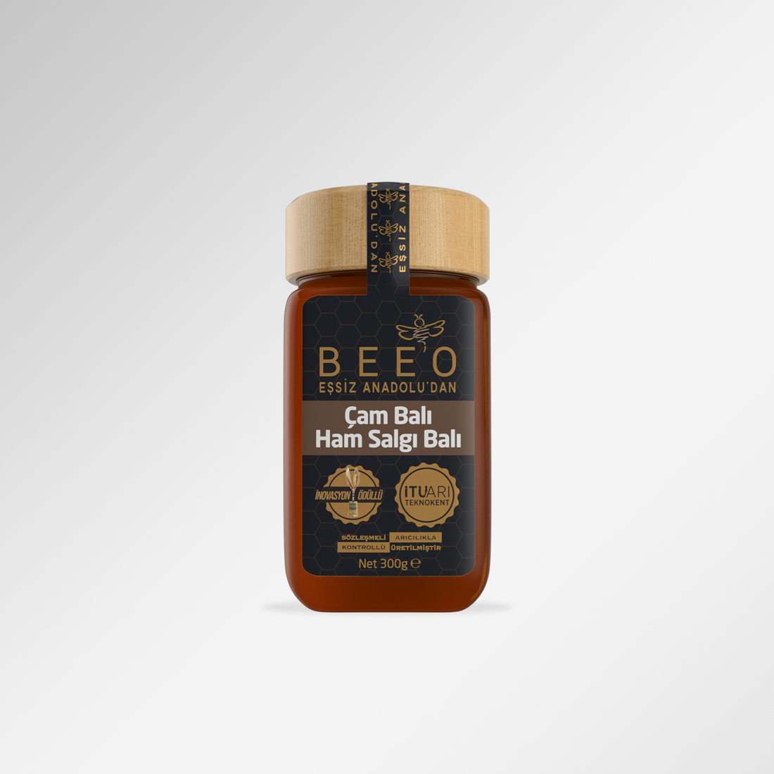 BEEO Çam Balı Ham Salgı Balı (300 gr)