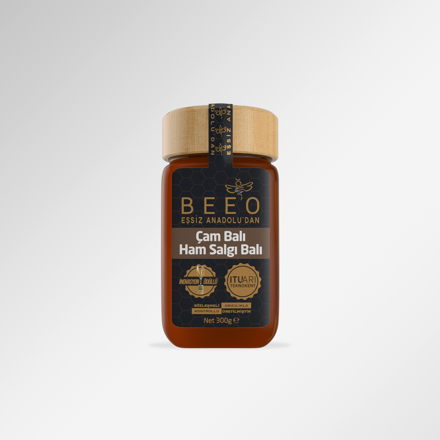 BEEO Çam Balı Ham Salgı Balı (300 gr)
