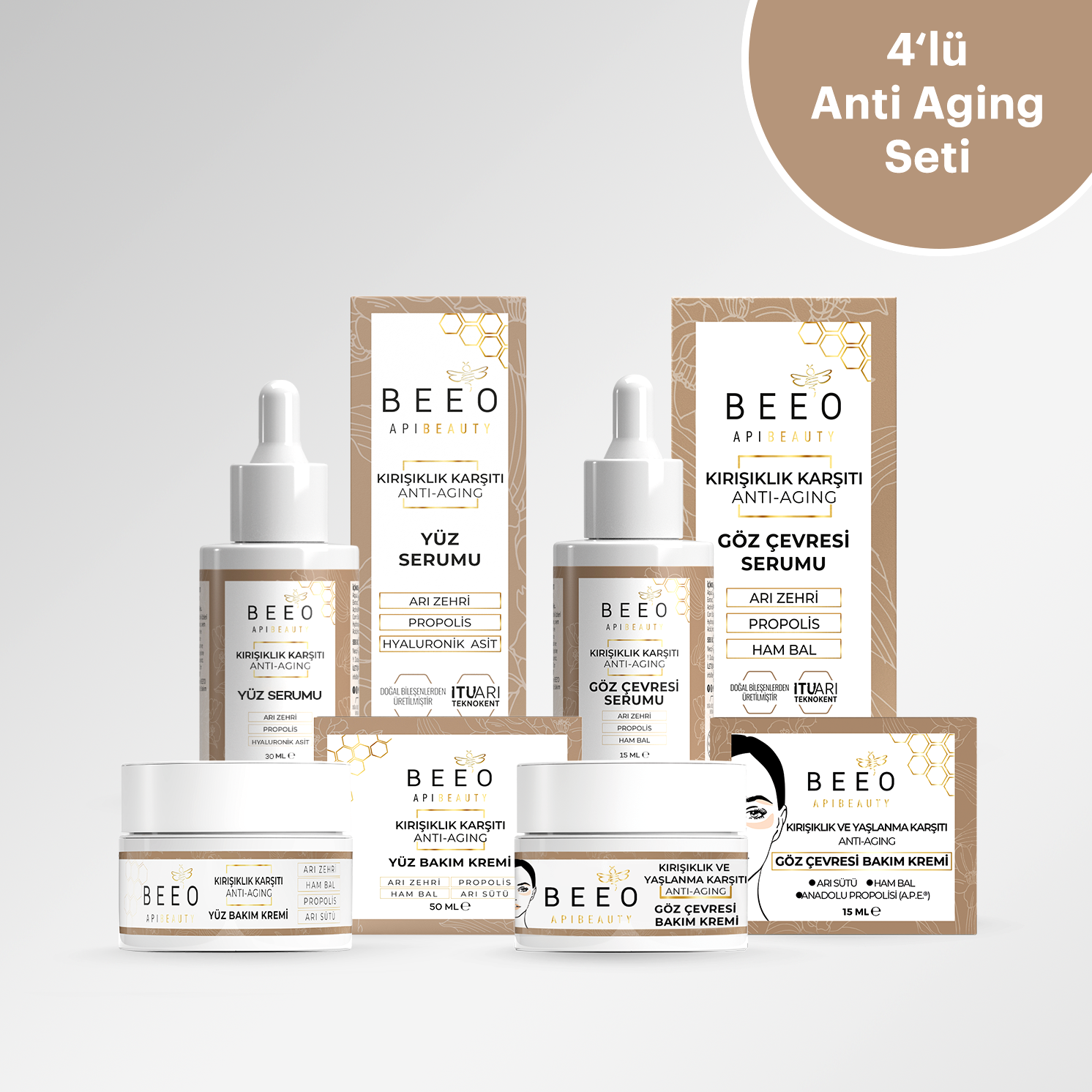 Arı Zehirli Anti Aging Set