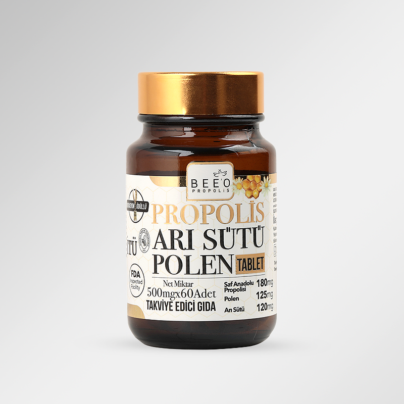 Propolis Arı Sütü Polen Tablet Yetişkin