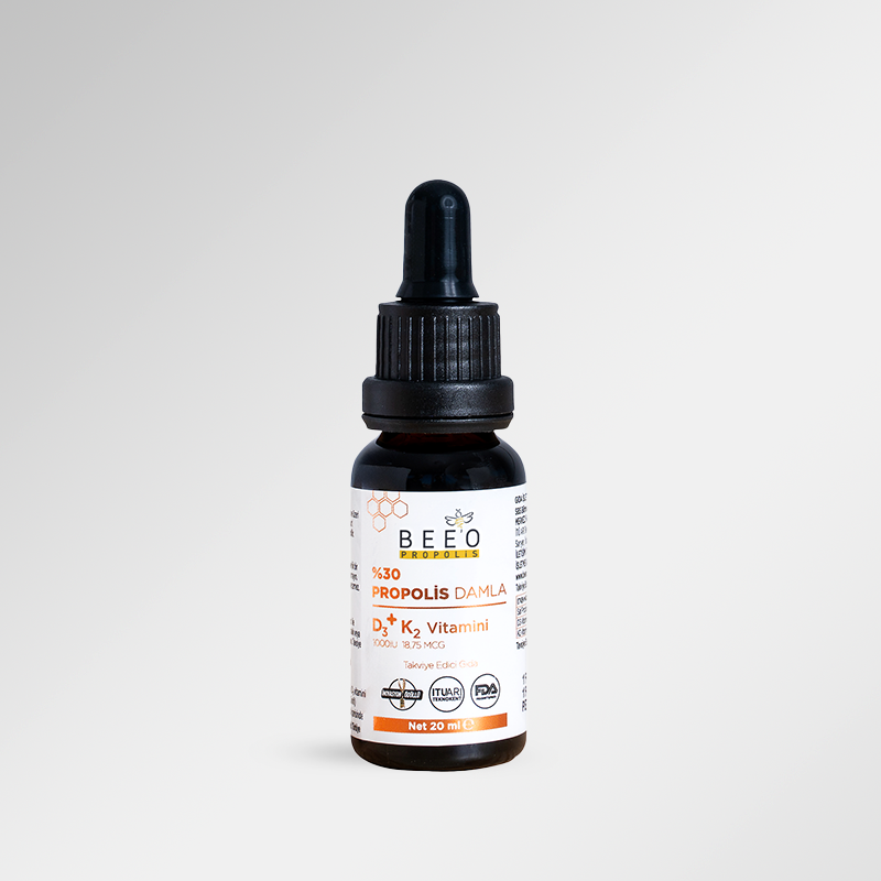 Organik Propolis D3+K2 vitamini Damla