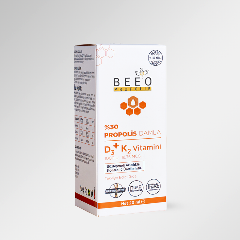 Propolis D3+K2 Vitamini Damla Beeo