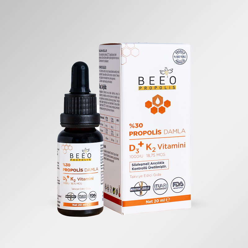 Beeo Propolis D3+K2 Vitamini Damla %30