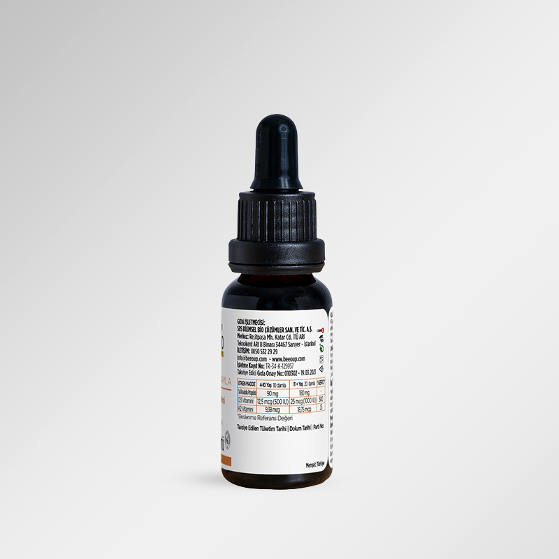 Doğal Propolis D3+K2 Damla Beeo