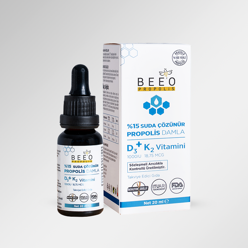 organik d3 k2 propolis damla %15
