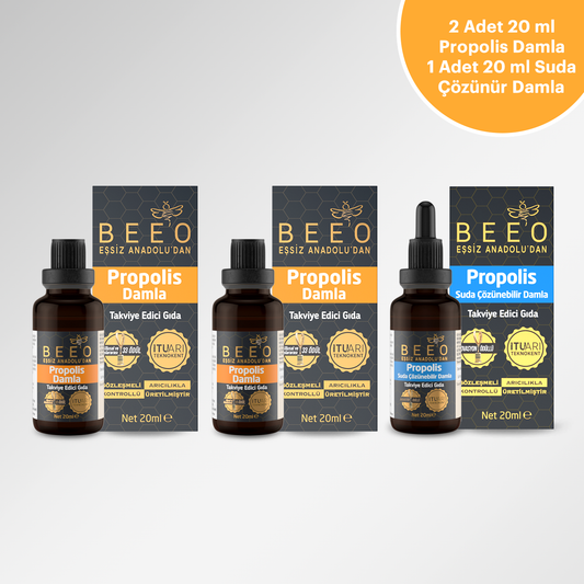Organik Propolis Damla Paketleri