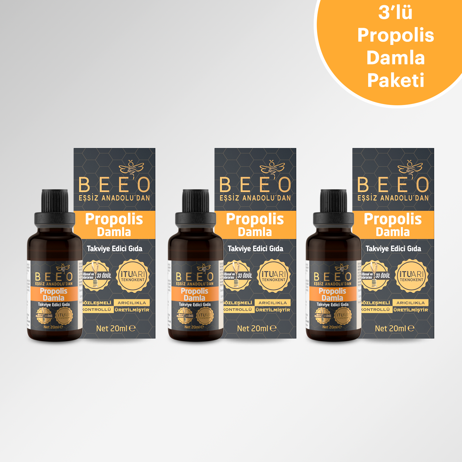 Doğal Organik Propolis Damla